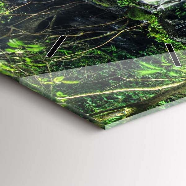 Vertikálne hodiny Vodopád Thajsko