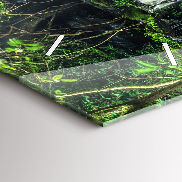 Vertikálne hodiny Vodopád Thajsko