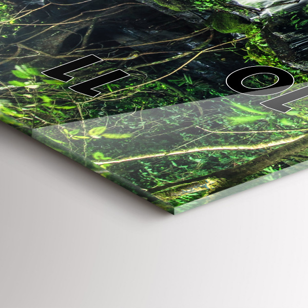 Vertikálne hodiny Vodopád Thajsko