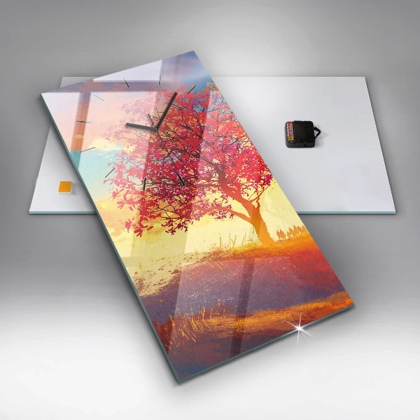 Vertikálne hodiny Jesenná Krajina