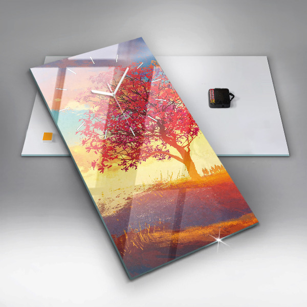 Vertikálne hodiny Jesenná Krajina