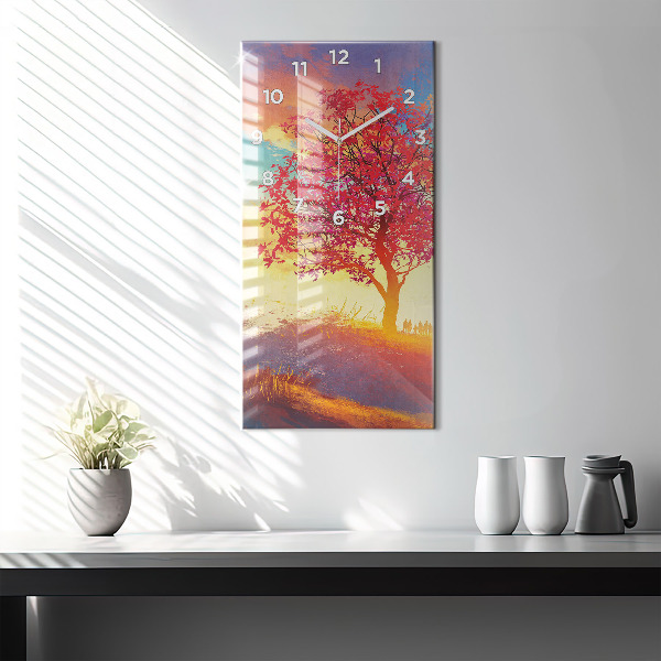 Vertikálne hodiny Jesenná Krajina