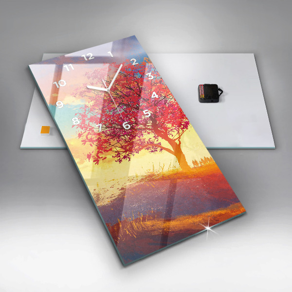 Vertikálne hodiny Jesenná Krajina