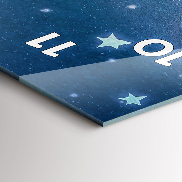 Vertikálne hodiny Dievča na Mesiaci