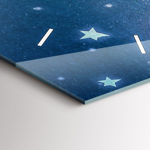 Vertikálne hodiny Dievča na Mesiaci