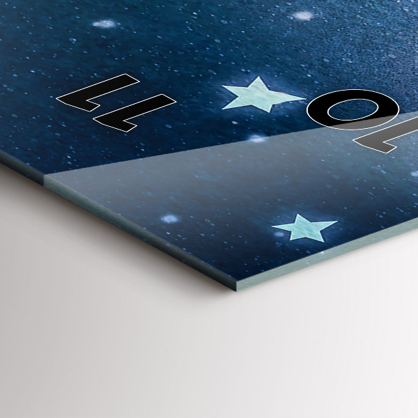 Vertikálne hodiny Dievča na Mesiaci