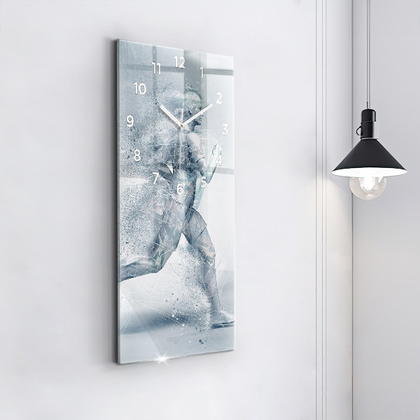 Vertikálne hodiny Bežiaci muž