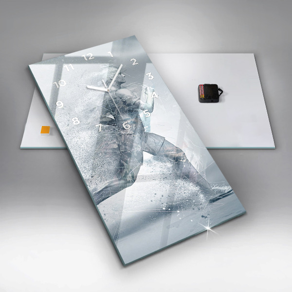 Vertikálne hodiny Bežiaci muž