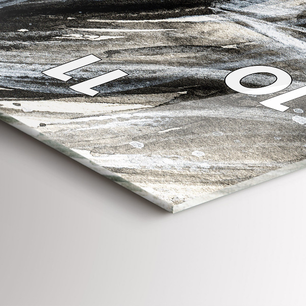 Vertikálne hodiny Maľovaný portrét