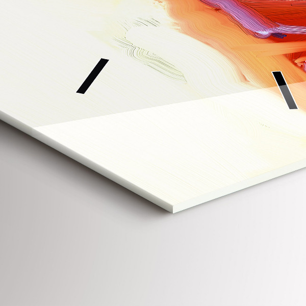 Vertikálne hodiny Farebné maky