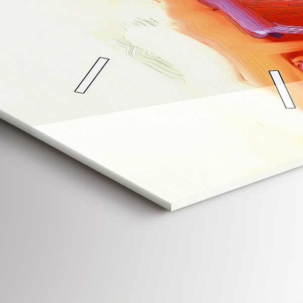 Vertikálne hodiny Farebné maky