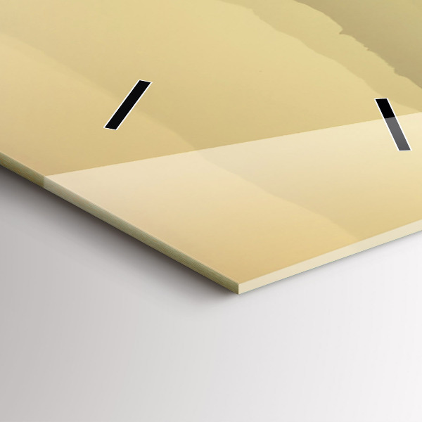 Vertikálne hodiny Hmlisté horské svahy