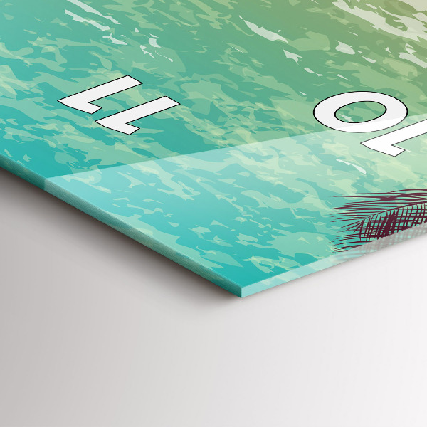 Vertikálne hodiny Tropické palmy