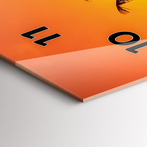 Vertikálne hodiny Pláž Thajsko Klong Prao