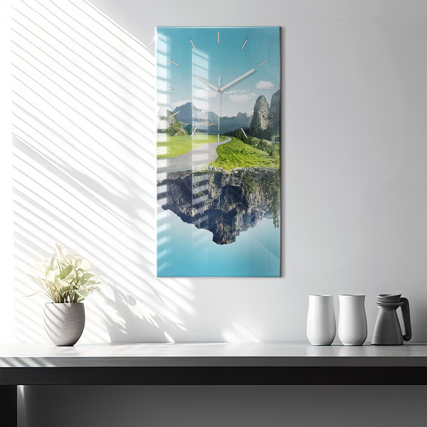 Vertikálne hodiny Lietajúci ostrov