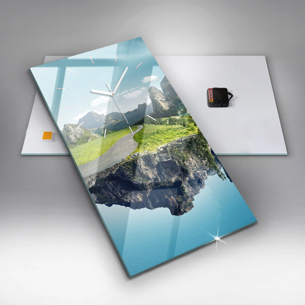 Vertikálne hodiny Lietajúci ostrov