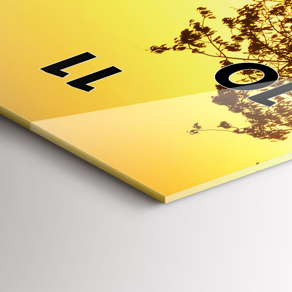 Vertikálne hodiny Hmla pri východe slnka