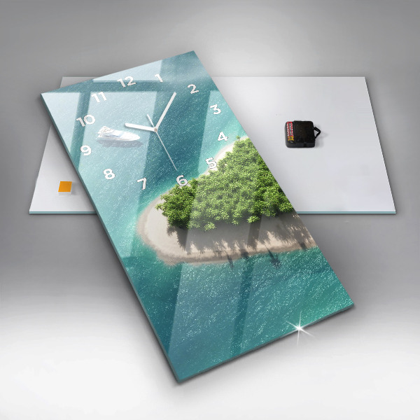 Vertikálne hodiny Ostrov srdca