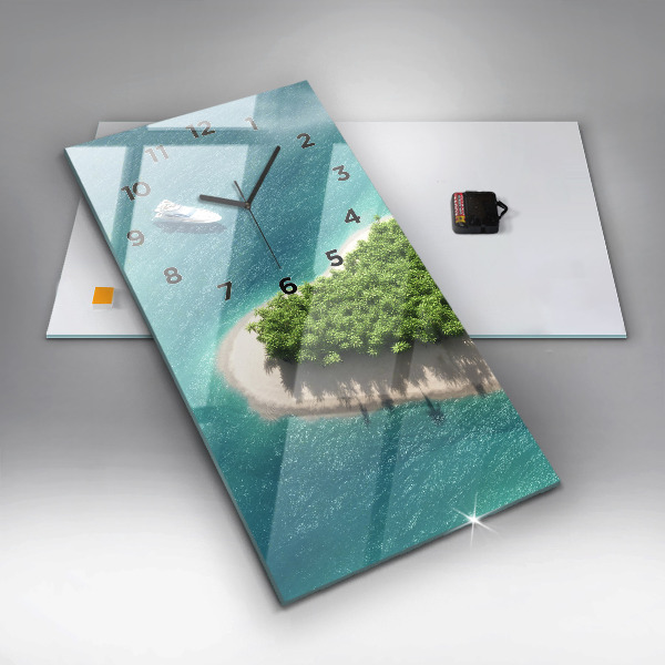 Vertikálne hodiny Ostrov srdca