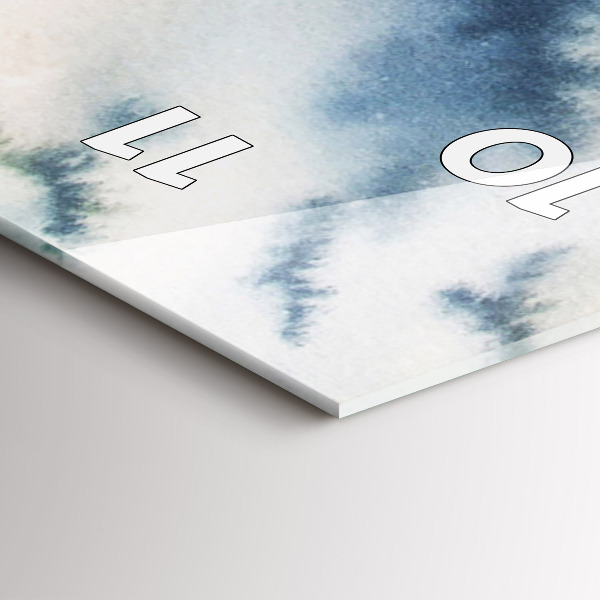 Vertikálne hodiny Rybár na jazere