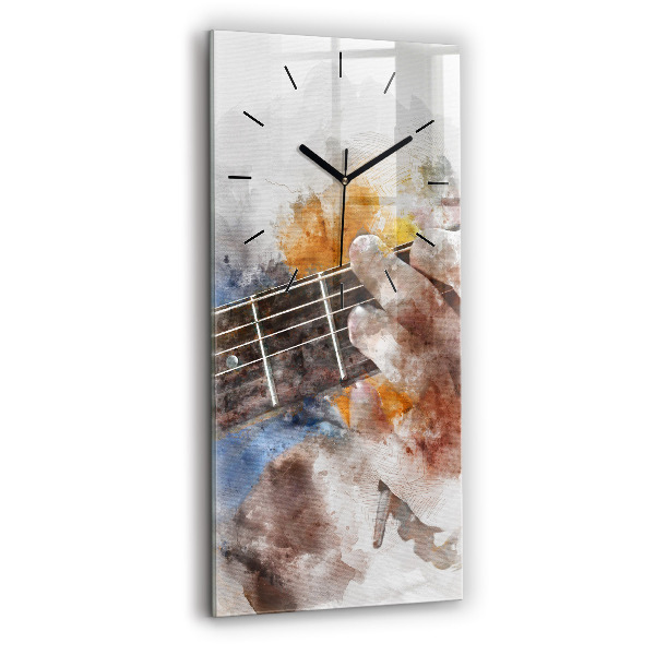 Vertikálne hodiny Gitarová grafika