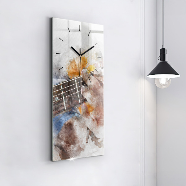 Vertikálne hodiny Gitarová grafika
