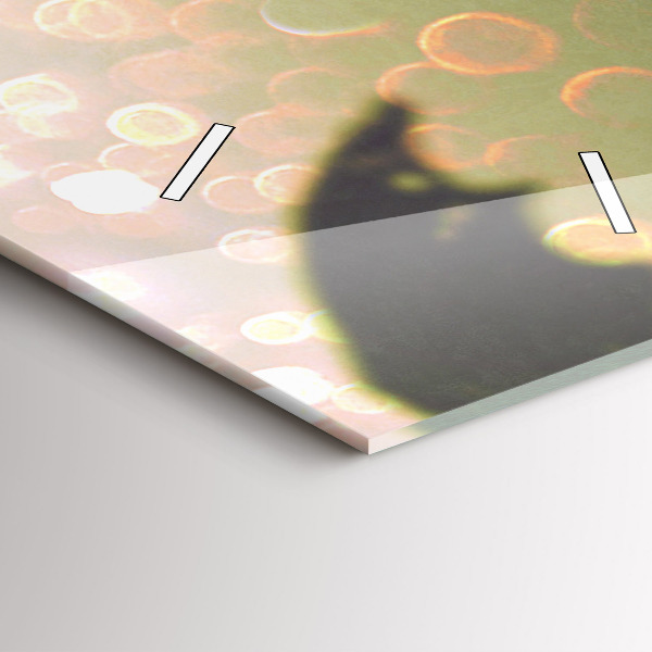 Vertikálne hodiny Ľudia s dáždnikmi