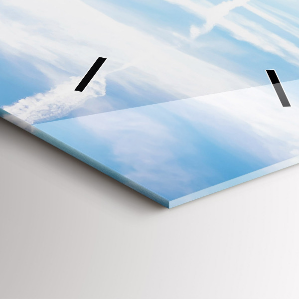 Vertikálne hodiny Levanduľová lúka