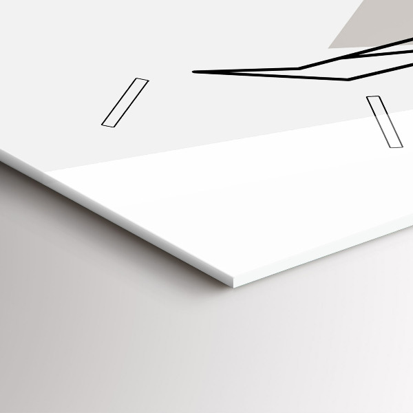 Vertikálne hodiny Sob v škandinávskom štýle