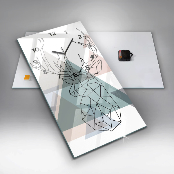 Vertikálne hodiny Sob v škandinávskom štýle