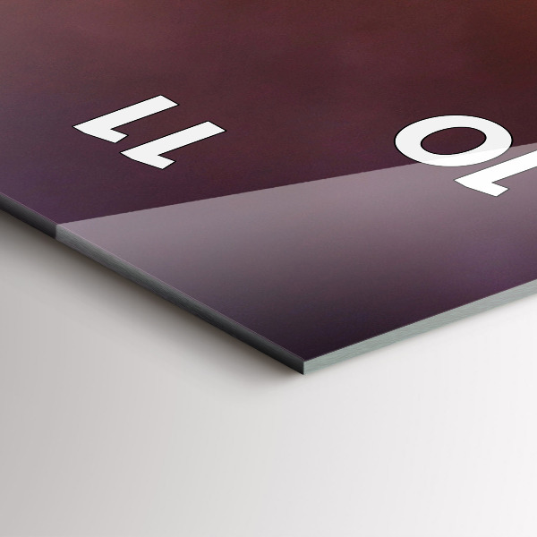 Vertikálne hodiny Loď a západ slnka