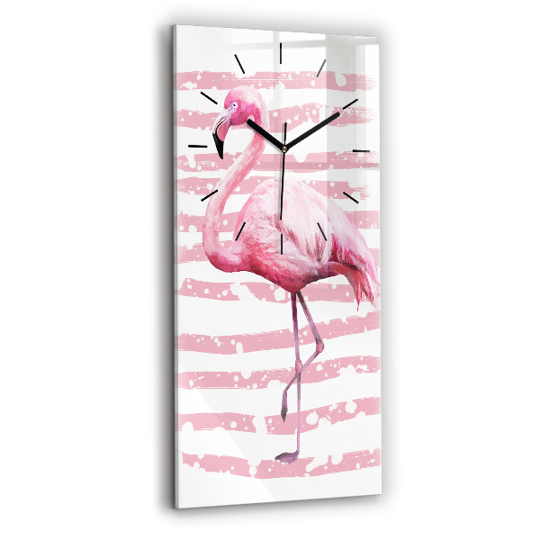 Vertikálne hodiny Grafika Flamingo
