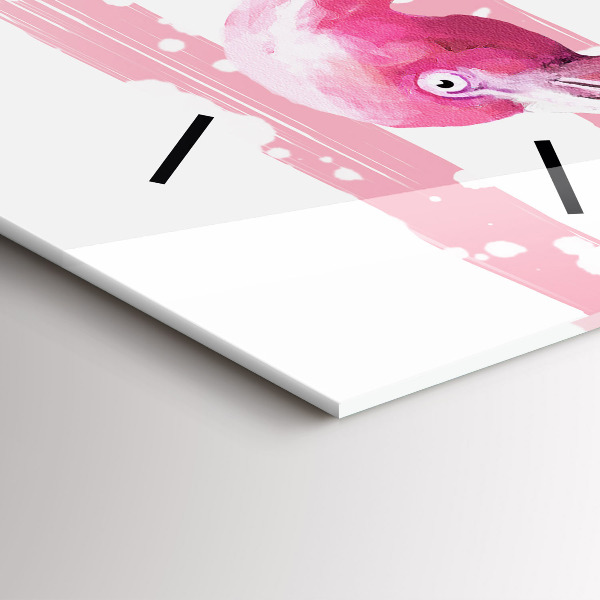 Vertikálne hodiny Grafika Flamingo