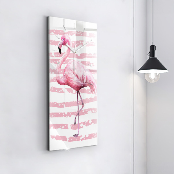 Vertikálne hodiny Grafika Flamingo