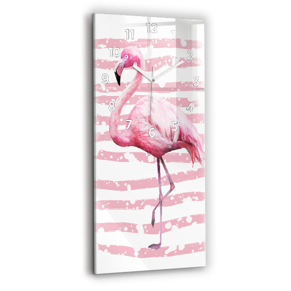 Vertikálne hodiny Grafika Flamingo