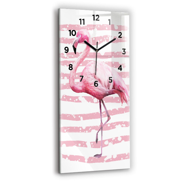 Vertikálne hodiny Grafika Flamingo