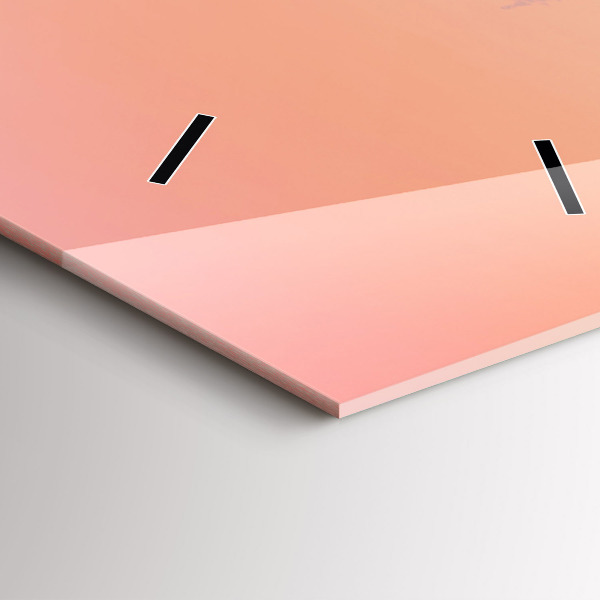 Vertikálne hodiny Les v hmle