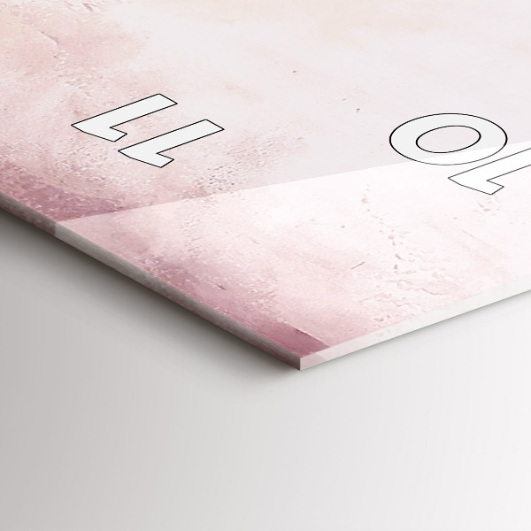 Vertikálne hodiny Kvitnúce kvety maku