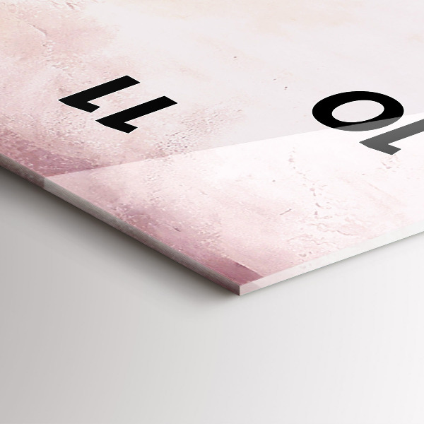 Vertikálne hodiny Kvitnúce kvety maku