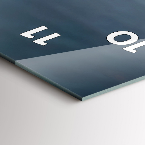 Vertikálne hodiny Muž na motorke