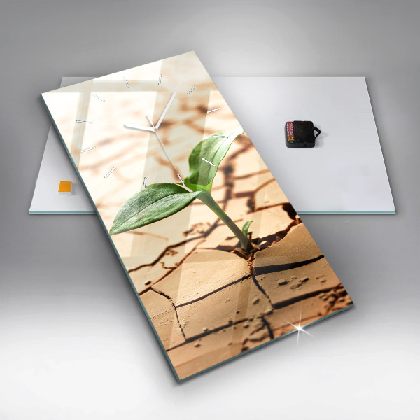 Vertikálne hodiny Zasaďte do suchej pôdy