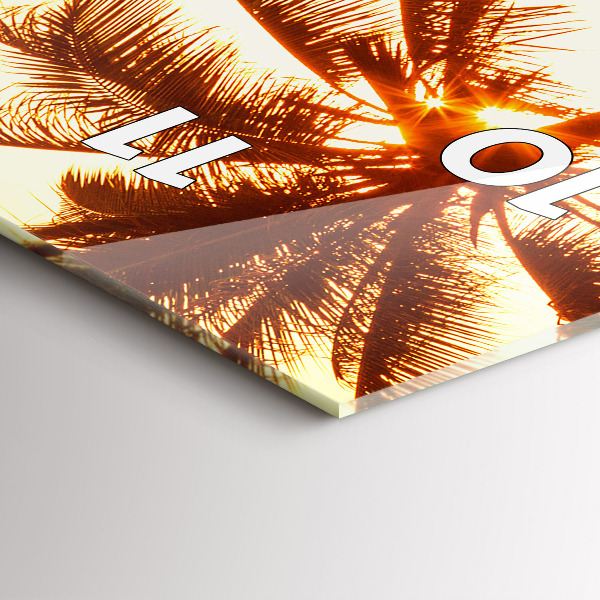 Vertikálne hodiny Slnečné palmy