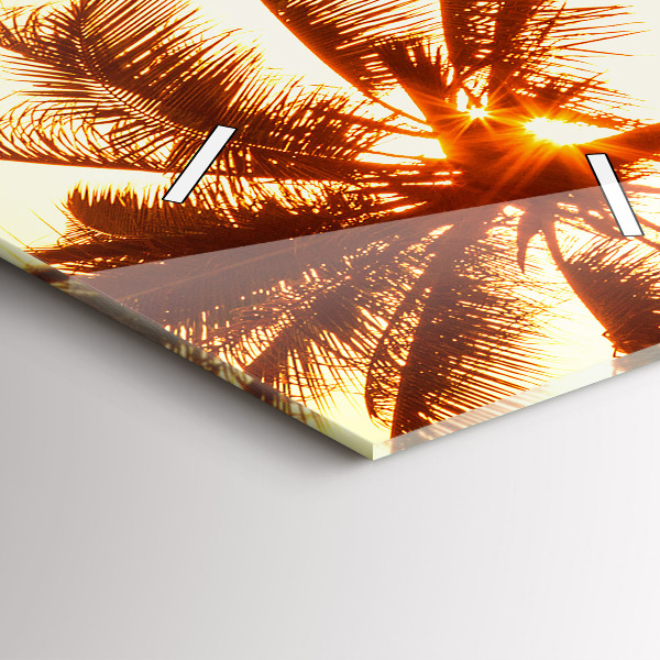 Vertikálne hodiny Slnečné palmy