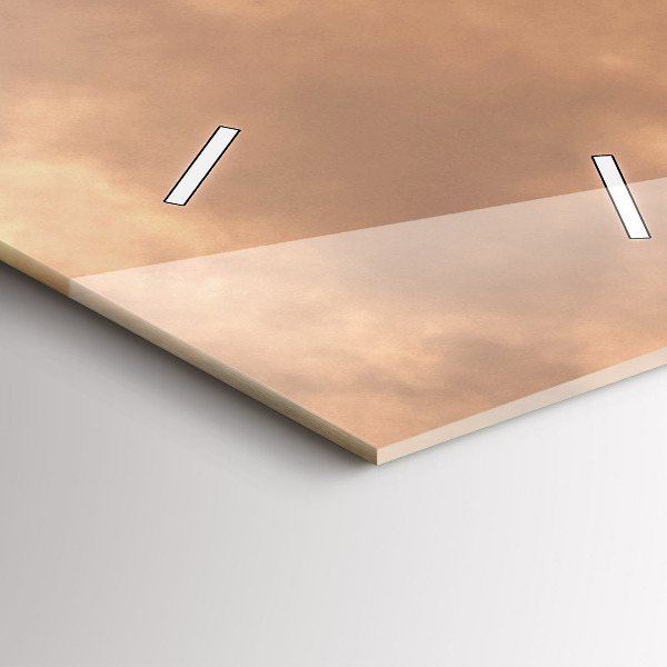 Vertikálne hodiny Zvieratá a západ slnka