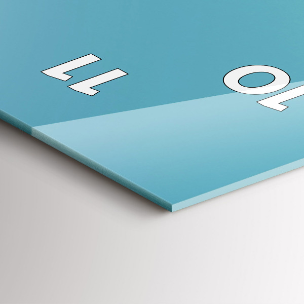 Vertikálne hodiny Pastelová farba oblohy