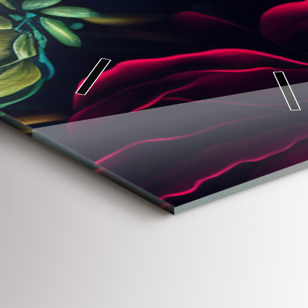 Vertikálne hodiny Vintage kytica kvetov