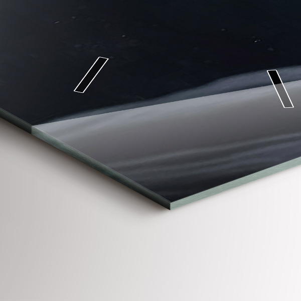 Vertikálne hodiny Muž na pozadí mesiaca