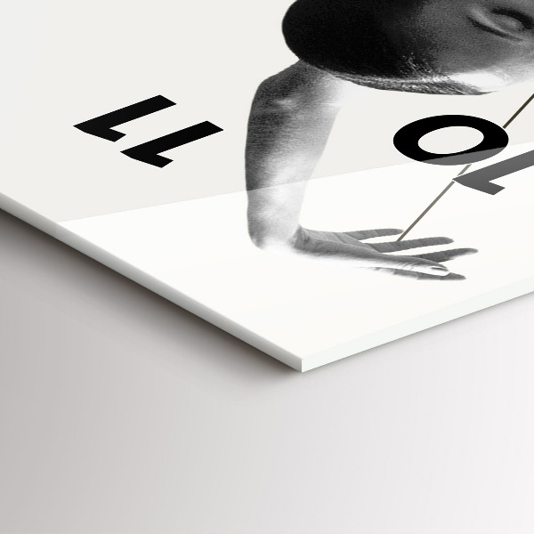 Vertikálne hodiny Abstraktná tanečnica