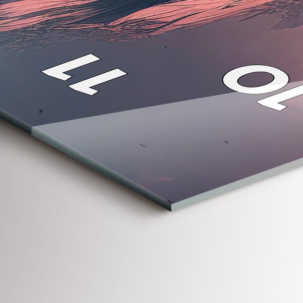 Vertikálne hodiny Čarovný les a hory