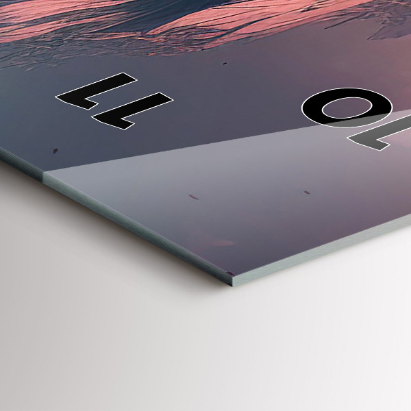 Vertikálne hodiny Čarovný les a hory